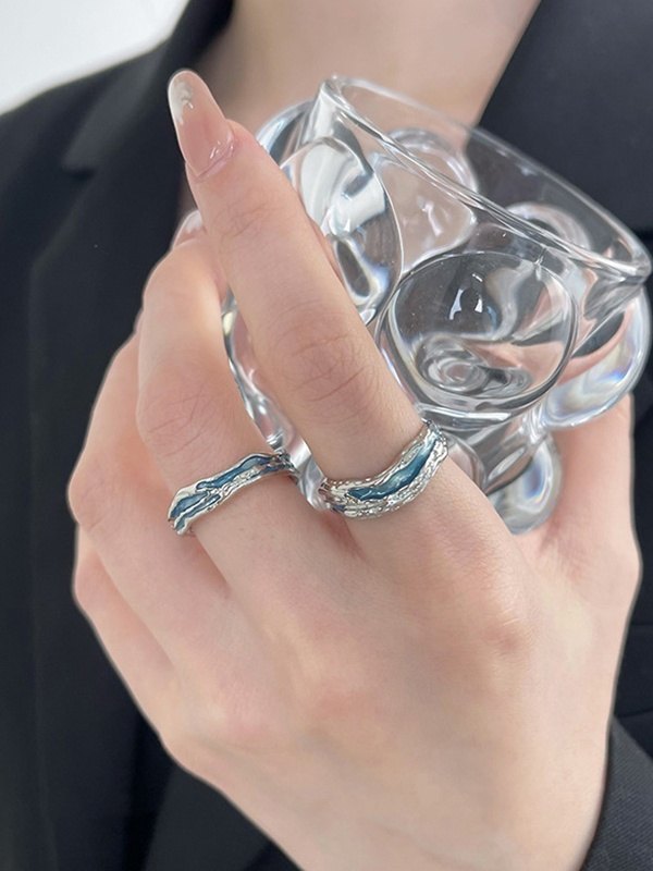 Anillo de apertura irregular francés epoxi-4