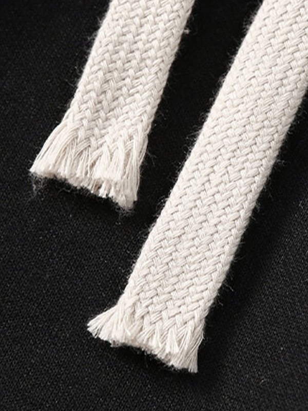 Pantalones de chándal sueltos de color sólido simple para hombre-7