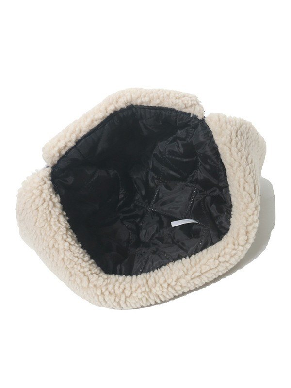 Gorro de aviador de forro polar cálido con paneles-2