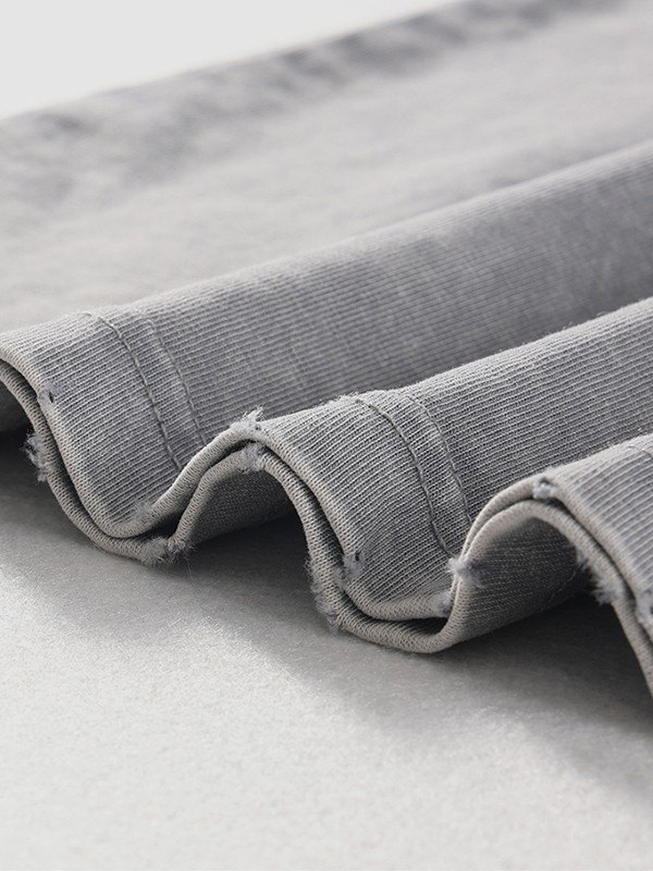 Chaleco desgastado con lavado vintage para hombre-4